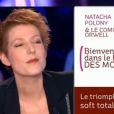 Natacha Polony invitée d' On n'est pas couché  sur France 2 le 19 novembre 2016.