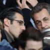 Nicolas Sarkozy - Personnalités au match PSG - Nantes (2-0) au Parc des Princes à Paris le 19 novembre 2016. © Agence / Bestimage