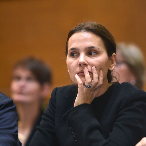 Virginie Ledoyen - 156ème vente aux enchères des vins des Hospices de Beaune à Beaune le 20 novembre 2016.