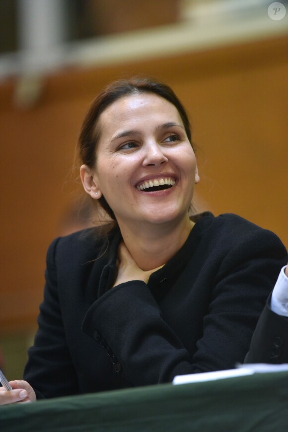Virginie Ledoyen - 156ème vente aux enchères des vins des Hospices de Beaune à Beaune le 20 novembre 2016.