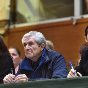 Valérie Bonneton, Claude Lelouch et Virginie Ledoyen - 156ème vente aux enchères des vins des Hospices de Beaune à Beaune le 20 novembre 2016.