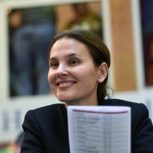 Virginie Ledoyen - 156ème vente aux enchères des vins des Hospices de Beaune à Beaune le 20 novembre 2016.