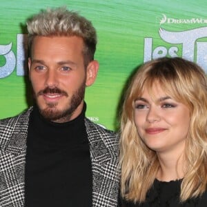 Matt Pokora (M Pokora), Louane Emera - Avant-première de "Les Trolls" au cinéma Le Grand Rex à Paris, le 12 octobre 2016.