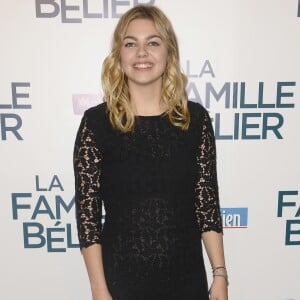 Louane Emera - Avant-première du film "La Famille Bélier" au Grand Rex à Paris, le 9 décembre 2014.