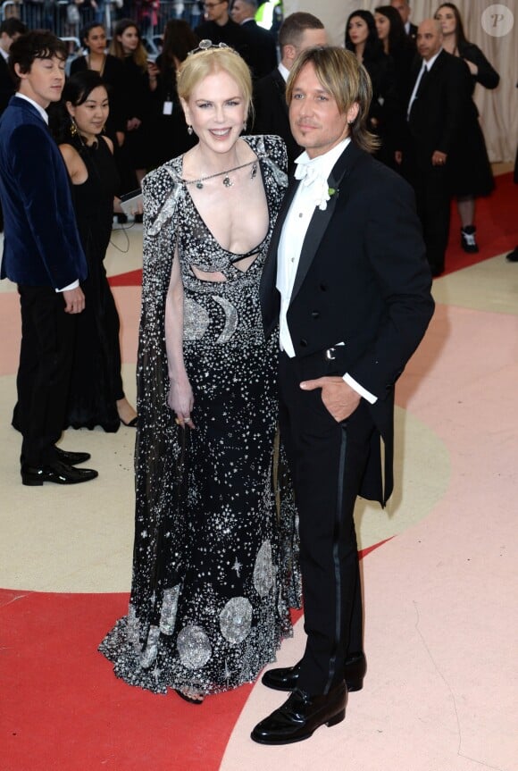 Nicole Kidman et son mari Keith Urban - Soirée Costume Institute Benefit Gala 2016 (Met Ball) sur le thème de "Manus x Machina" au Metropolitan Museum of Art à New York, le 2 mai 2016.
