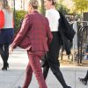 Exclusif - Ellen DeGeneres et sa femme Portia de Rossi dans la rue à Washington le 22 novembre 2016.