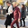 Exclusif - Ellen DeGeneres et sa femme Portia de Rossi dans la rue à Washington le 22 novembre 2016.