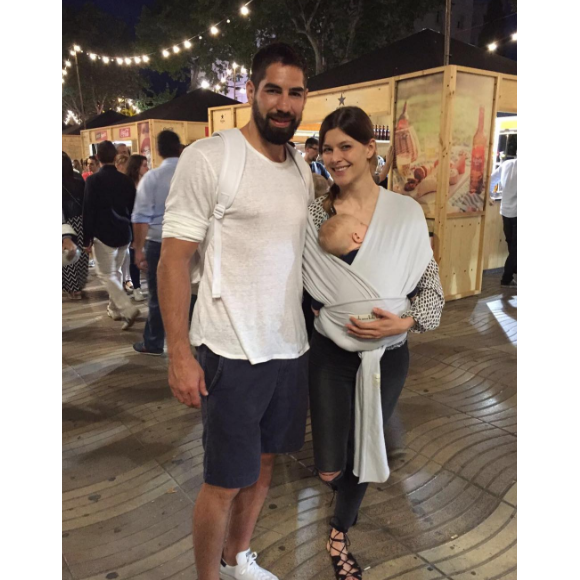 Nikola Karabatic et sa compagne Géraldine Pillet posent sur Instagram avec leur fils Alek.