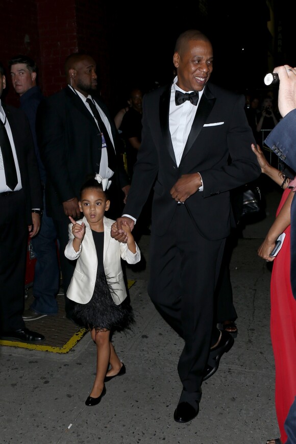 Jay Z et sa fille Blue Ivy à New York, le 6 juin 2016