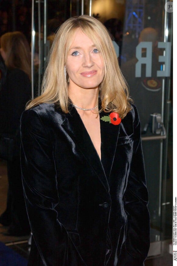 J.K Rowling à Londres en 2001.