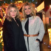 Ingrid Chauvin et Lola Marois à la rencontre du Père Noël à La Défense