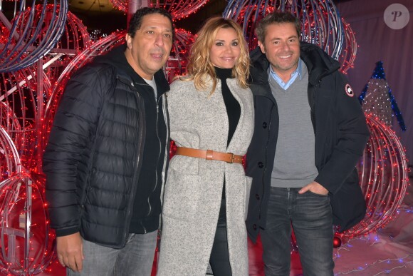 Smaïn, Ingrid Chauvin et Jérôme Anthony - Inauguration du marché de Noël de l'Esplanade de La Défense le 24 novembre 2016. © Giancarlo Gorassini/Bestimage