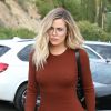 Khloe Kardashian arrive à une fête à Beverly Hills le 12 novembre 2016