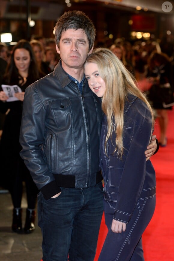 Noel Gallagher et sa fille Anaïs à Londres. Octobre 2015.