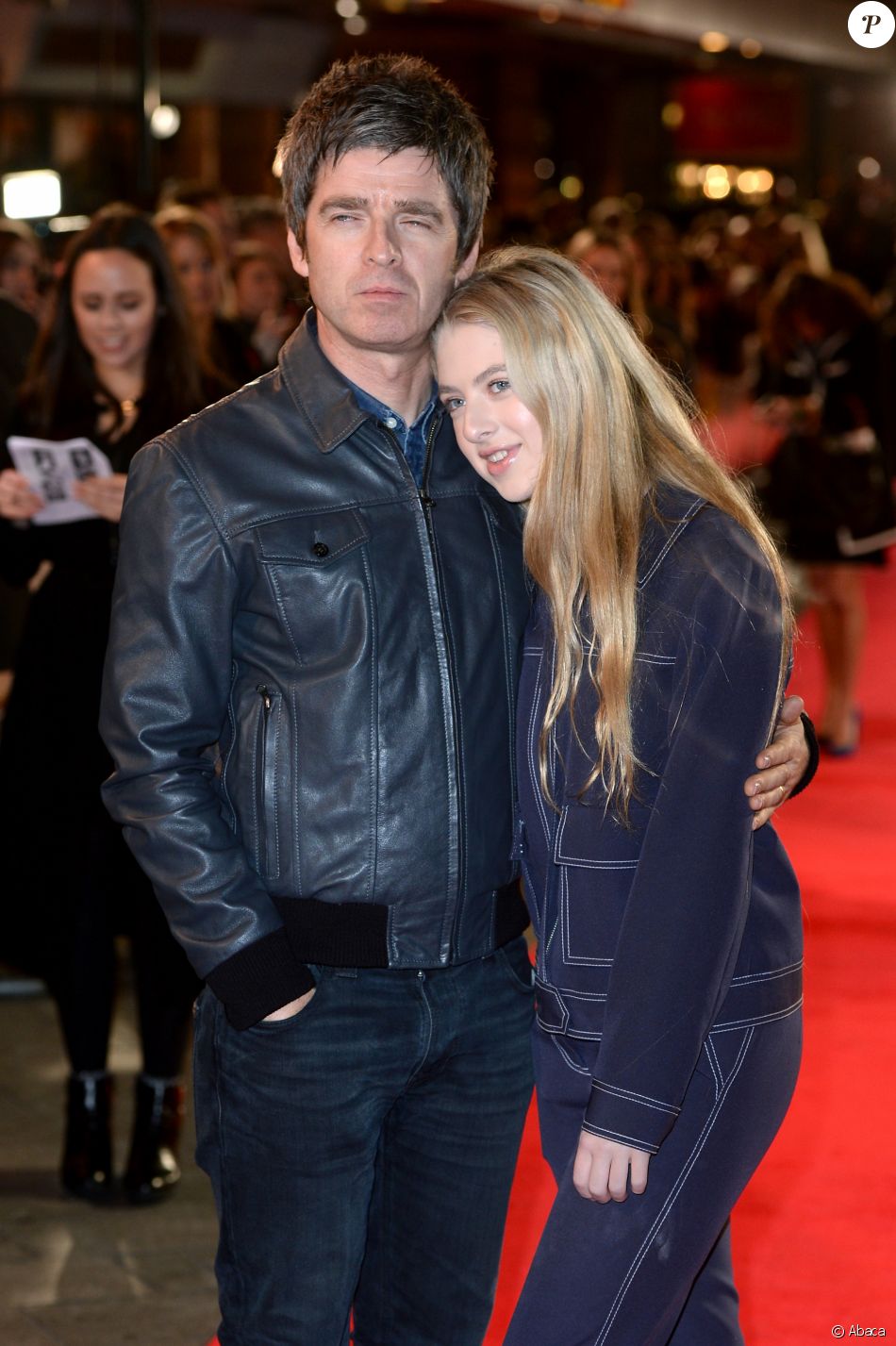 Noel Gallagher et sa fille Anaïs à Londres. Octobre 2015.