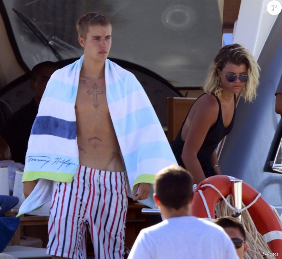 Justin Bieber et Sofia Richie en vacances à Los Cabos au Mexique. Août 2016.