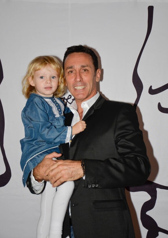 Daniel Ducruet et sa fille Linoué (fille qu'il a eu avec sa nouvelle épouse Kelly) - 22ème édition du gala "Faire Face" à l'Opéra du Grand Avignon à Avignon le 10 octobre 2015.