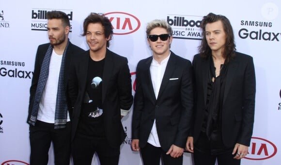Louis Tomlinson, Liam Payne, Niall Horan et Harry Styles du groupe One Direction à la Soirée des "Billboard Music Awards" à Las Vegas le 17 mai 2015.