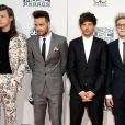 Harry Styles, Liam Payne, Louis Tomlinson, Niall Horan du groupe One Direction à La 43ème cérémonie annuelle des "American Music Awards" à Los Angeles, le 22 novembre 2015.