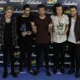 Le groupe One Direction à la soirée 40 Principales Music Awards à Madrid le 12 décembre 2014