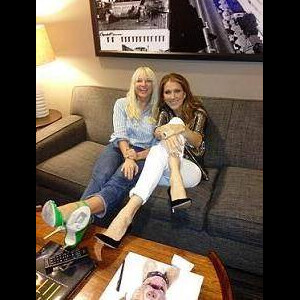 Céline Dion et Sia, en septembre 2013.