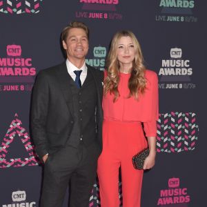 Chad Michael Murray et sa femme Sarah Roemer à la soirée CMT Music Awards à Bridgestone Arena à Nashville, le 8 juin 2016 © AdMedia via Bestimage
