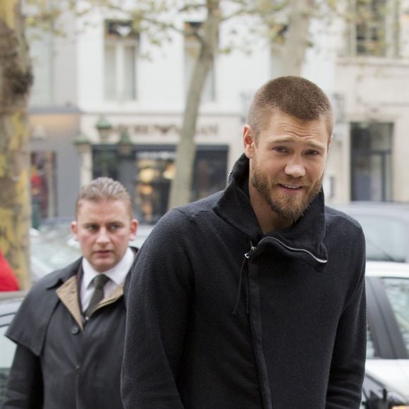 Exclusif - Chad Michael Murray a Bruxelles en Belgique le 17 novembre 2013.