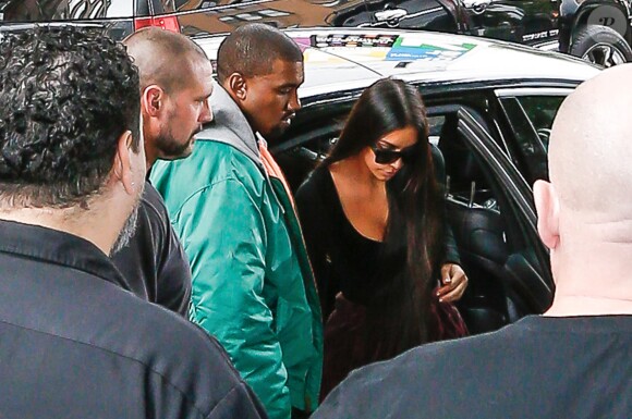 Kanye West et Kim Kardashian à New York. Le 3 octobre 2016.