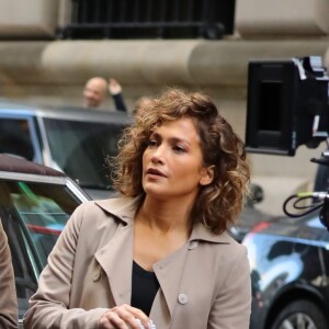 Jennifer Lopez et Ray Liotta sur le tournage de 'Shades Of Blue' à New York, le 5 octobre 2016