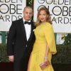 Jennifer Lopez et son compagnon Gasper Smart à La 73ème cérémonie annuelle des Golden Globe Awards à Beverly Hills, le 10 janvier 2016