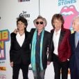 Ron Wood (Ronnie Wood), Keith Richards, Mick Jagger et Charlie Watts - People à la soirée "Cuervo: The Rolling Stones Tour Pick" à New York. Le 15 novembre 2016