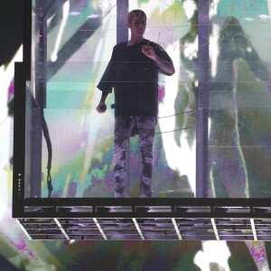 Justin Bieber en concert à Amsterdam dans la cadre de sa tournée "Purpose World Tour". Pays-Bas, le 8 octobre 2016