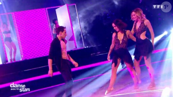 Alizée, son mari Grégoire et Camille Lou - Danse avec les stars saison 7, 8e prime, samedi 3 décembre 2016 sur TF1