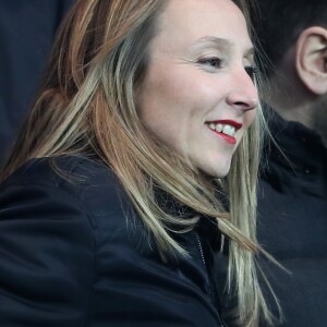 Audrey Lamy - People au match de Ligue des Champions Psg - Ludogorets au Parc des Princes à Paris le 6 décembre 2016. Tenu en échec par Ludogorets (2-2), le PSG laisse la première place ... © Cyril Moreau/Bestimage