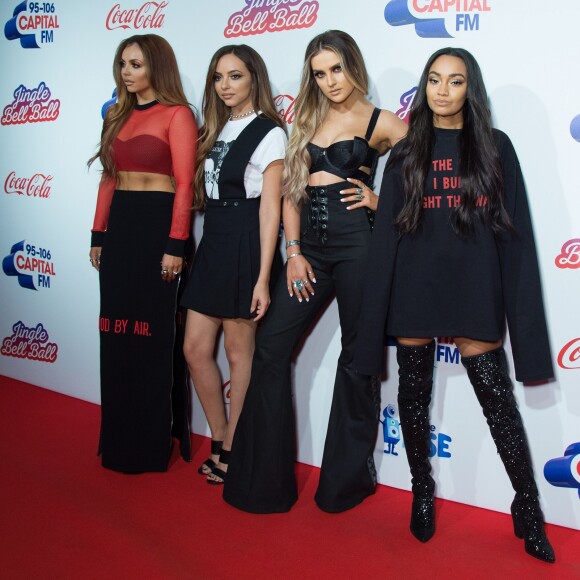 Jesy Nelson, Jade Thirwall Perrie Edwards et Leigh-Ann Pinnock du groupe Little Mix à la Soirée "Capital FM Jingle Bell Ball au 02 Arena à London, Royaume Uni, le 3 décembre 2016