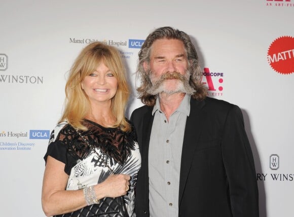En couple depuis 1983 : Goldie Hawn et son mari Kurt Russell - People à la soirée "The Mattel Children's Hospital UCLA Kaleidoscope Award" à Culver City le 2 mai 2015 