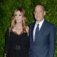  Mariés depuis 1988 : Tom Hanks et sa femme Rita Wilson lors de son hommage du MoMA Film Benefit présenté par Chanel au MomA à New York, le 15 novembre 2016.  