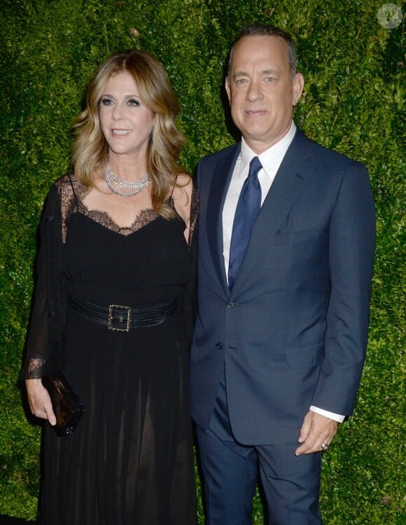 Mariés depuis 1988 : Tom Hanks et sa femme Rita Wilson lors de son hommage du MoMA Film Benefit présenté par Chanel au MomA à New York, le 15 novembre 2016. 