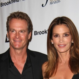 Mariés depuis 1998 : Cindy Crawford avec son mari Rande Gerber à la soirée "The Daily Front Row's Fourth Annual Fashion Media Awards" à New York, le 8 septembre 2016