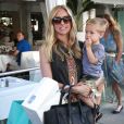 Kristin Cavallari va déjeuner avec son fils Camden à Beverly Hills, le 24 juillet 2014.