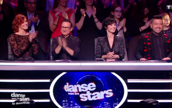 Fauve Hautot, Jean-Marc Généreux, Marie-Claude Pietragalla, Chris Marques - demi-finale de "Danse avec les stars 7", samedi 10 décembre 2016, sur TF1