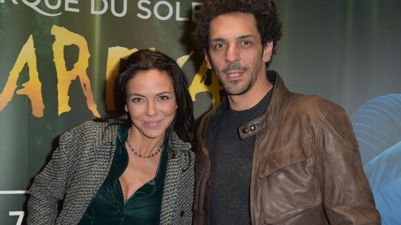 Tomer Sisley et Sandra Zeitoun : De jeunes fiancés radieux face à David Hallyday