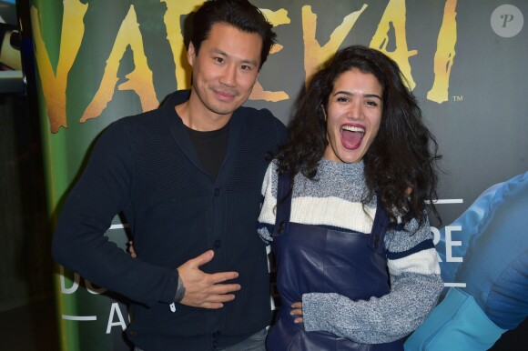 Semi-exclusif - Frédéric Chau et Sabrina Ouazani - Première du spectacle du Cirque Du Soleil "VareKai" à L'AccordArena de Paris, France, le 7 décembre 2016.