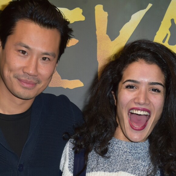 Semi-exclusif - Frédéric Chau et Sabrina Ouazani - Première du spectacle du Cirque Du Soleil "VareKai" à L'AccordArena de Paris, France, le 7 décembre 2016.