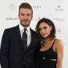 David Beckham et Victoria Beckham lors d'une nouvelle édition du Global Gift Gala à l'hôtel Corinthia à Londres, Royaume Uni, le 19 novembre 2016.