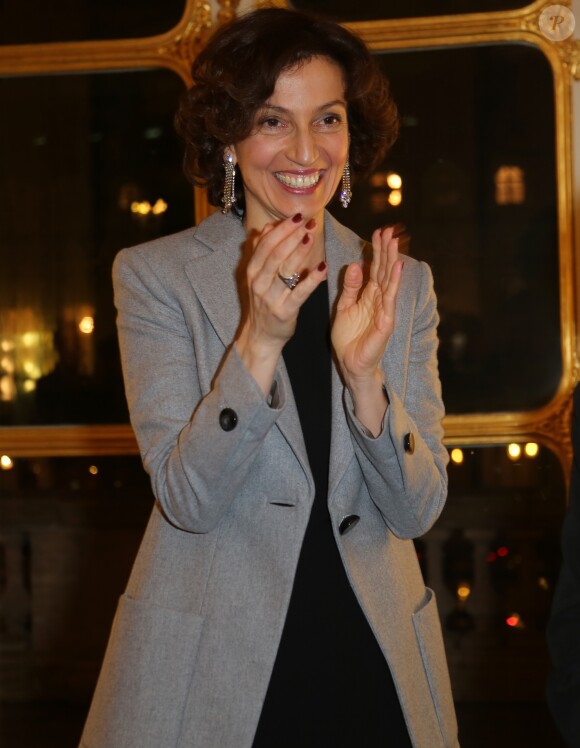 Audrey Azoulay - Cérémonie de remise d'insignes au Ministère de la Culture à Paris le 12 décembre 2016. © Marc Ausset- Lacroix/Bestimage