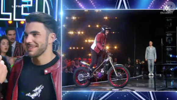 Kenny Thomas donne des nouvelles après sa chute. Emission "La France a un incroyable talent, ça continue", le 13 décembre 2016 sur M6.