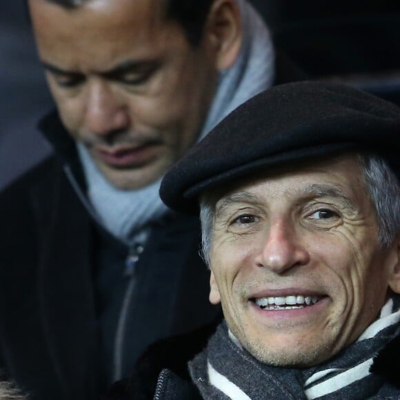 Nagui - People au match de football PSG - Monaco au Parc des Princes le 20 mars 2016. © Cyril Moreau/Bestimage