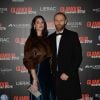 Francesca Chillemi et son compagnon Stefano Rosso assistent Glamour Awards 2016 du magazine Glamour Italia à Milan, le 14 décembre 2016.