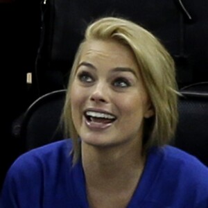 Margot Robbie et Tom Ackerley wau Madison Square Garden à New York le 26 février 2015.